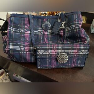 Coach purse and wallet.